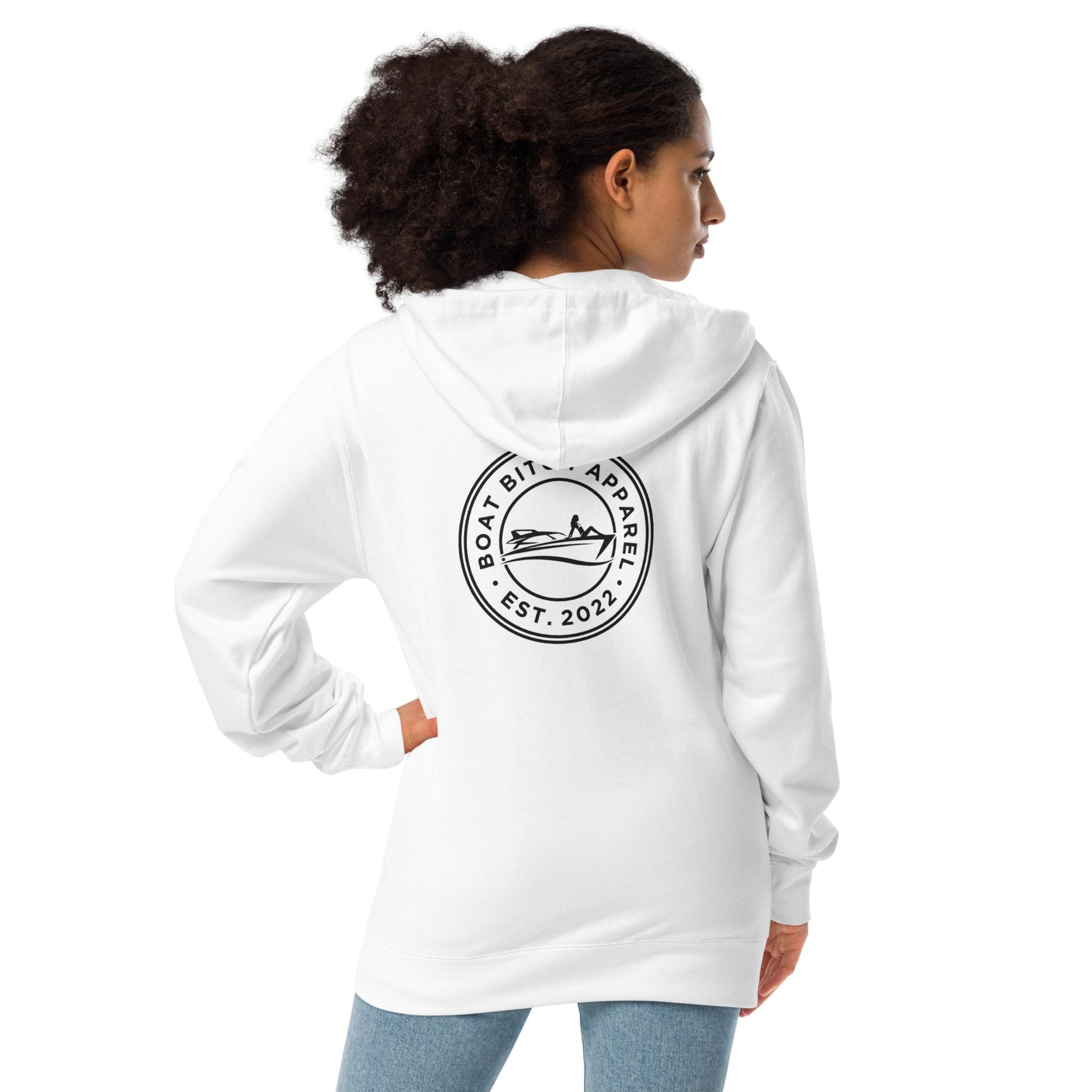 boat bitch apparel sunset zip up hoodie